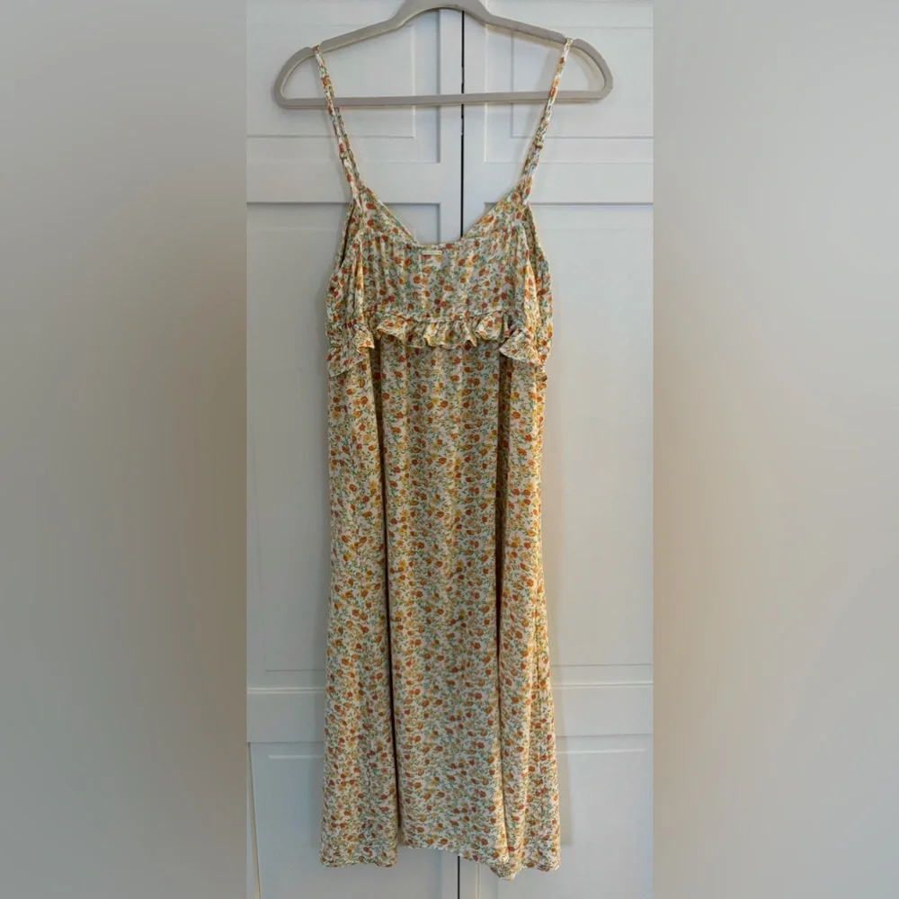 Billabong Floral Midi Dress - Size XL - Picture 3 of 4